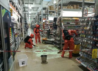 Rozlany kwas solny. W akcji SGRChem-Eko „Kraków 6”. FOTO!