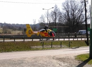 Potrącenie pieszego na DK-7. ZDJĘCIA!