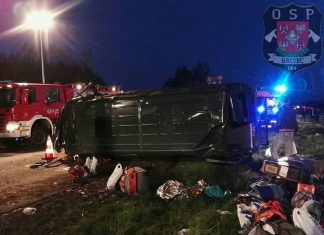 Poważny wypadek na autostradzie A4 w kierunku Krakowa