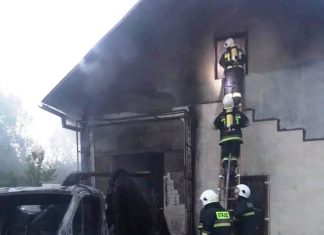 Pożar budynku w jednej z firm w powiecie gorlickim. ZDJĘCIA!