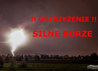 UWAGA ! MOŻLIWY POWAŻNY INCYDENT BURZOWY ! OSTRZEŻENIE !