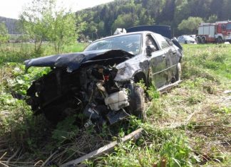 Dachowanie pojazdu na DK75 w Witowicach Dolnych. ZDJĘCIA!