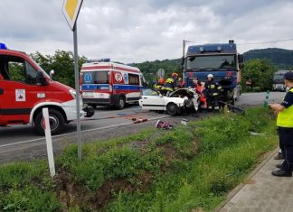 Bardzo poważny wypadek w Czchowie na DK75. ZDJĘCIA!