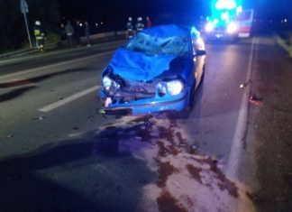 Bardzo groźny wypadek na DK87 w Starym Sączu. ZDJĘCIA!