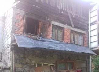 Poranny pożar w Jaszczurówce