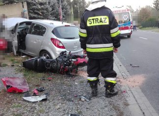 Poważny wypadek na DW773 w Nowej Wsi. ZDJĘCIA!