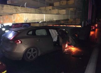 Karambol dziesięciu pojazdów na S7 FOTO