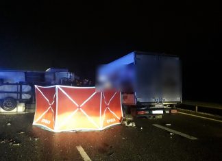 Tragiczny w skutkach wypadek na A4 w rejonie węzła Kraków-Balice FOTO