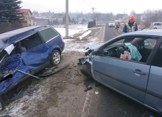 Wypadek drogowy na DW776 w Luborzycy. ZDJĘCIA!