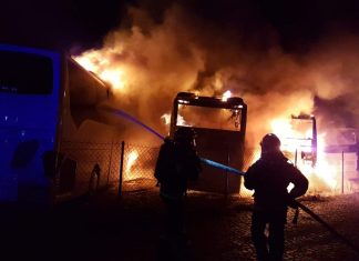 Pożar autobusów w Krakowie. ZDJĘCIA!