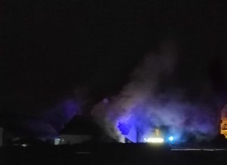 Pożar budynku gospodarczego w miejscowości Kamień – ZDJĘCIA!