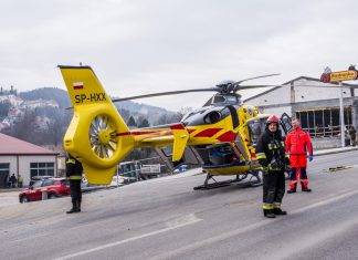 Tragiczny wypadek na budowie w Kalwarii Zebrzydowskiej. Mężczyzna spadł z wysokości 7 metrów.
