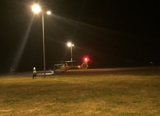 Poważny wypadek w Borzęcinie, gdzie poparzony został 1,5 letni chłopiec. Na miejscu interweniował śmigłowiec LPR.