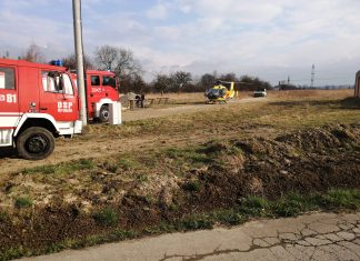 Tragiczny wypadek w warsztacie samochodowym, w Wielkich Drogach.