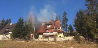 Pożar budynku mieszkalnego w Bukowinie Tatrzańskiej – ZDJĘCIA!