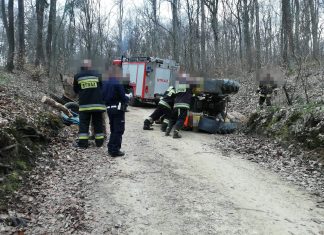 Traktor przygniótł mężczyznę. W akcji śmigłowiec LPR – ZDJĘCIA!