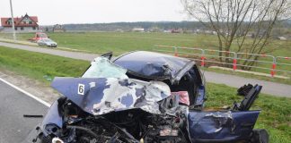 Wypadek z udziałem kursowego busa w nowotarskim – ZDJĘCIA!