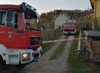 Tragiczny pożar w jednym z domostw w Mizernej k. Czorsztyna – ZDJĘCIA!