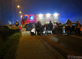 Wypadek samochodowy w miejscowości Dulowa, 5 osób rannych, w tym 9-letnie dziecko