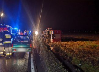 Zdarzenie z udziałem wozu bojowego JRG Oświęcim ZDJĘCIA