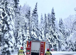 Trudne warunki drogowe na południu Małopolski