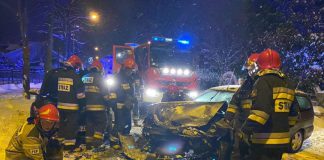 Wypadek z udziałem nietrzeźwego kierowcy w Zakopanem – ZDJĘCIA!