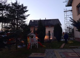 Pożar budynku gospodarczego w Spytkowicach – ZDJĘCIA!