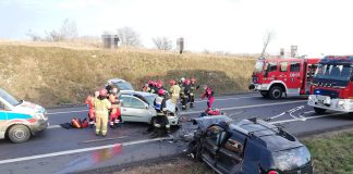 Zablokowana DK94. W akcji śmigłowiec LPR – ZDJĘCIA!