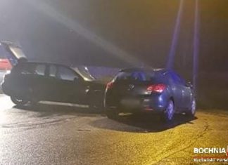 Zderzenie dwóch samochodów w powiecie bocheńskim