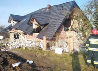 W wyniku wybuchu zawalił się strop budynku w powiecie krakowskim ZDJĘCIA