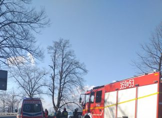 Zderzenie dwóch samochodów osobowych w Gródku nad Dunajcem – ZDJĘCIA