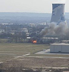 Duży pożar w Krakowie. Kłęby dymu widoczne z kilku kilometrów