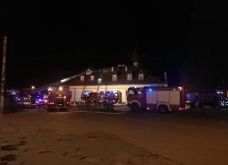 Pożar Ratusza w Zakliczynie – ZDJĘCIA