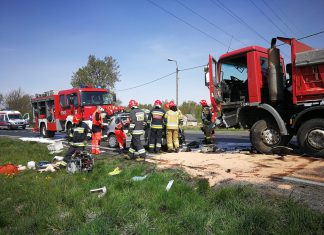 Tragiczny w skutkach wypadek. Zablokowana DK 44 w powiecie oświęcimskim.