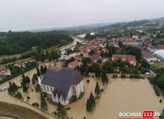 Przed południem Wojewoda Małopolski zwołał sztab kryzysowy w związku z podtopieniami!