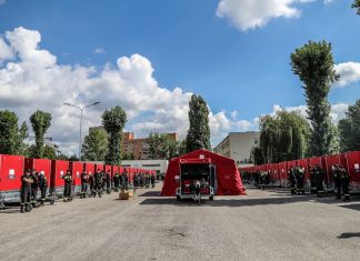 50 namiotów trafiło do strażaków w Małopolsce LISTA, ZDJĘCIA
