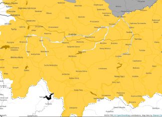 Ostrzeżenie przed intensywnymi opadami deszczu