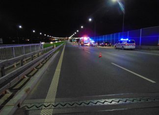 20-latek zginał na miejscu, chciał wymienić koło w pojeździe