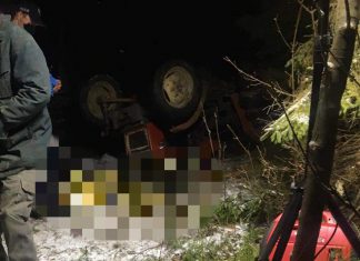 Tragiczny wypadek w powiecie nowotarskim. Nie żyje mężczyzna przygnieciony przez ciągnik