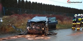 Poważny wypadek na lokalnej drodze. Doszło do NZK u jednego z poszkodowanych – ZDJĘCIA!