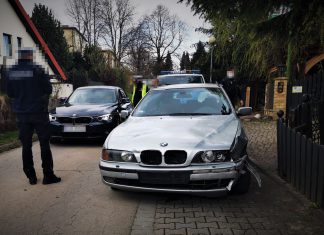 Policyjny pościg w Oświęcimiu. Poszukiwany kierowca BMW