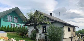 Pożar domu w powiecie nowosądeckim. Jedna osoba zginęła