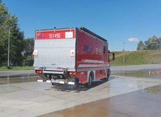 Szkolenie z zakresu doskonalenia technik prowadzenia pojazdów uprzywilejowanych dla strażaków JRG woj. małopolskiego