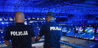 Policjanci zabezpieczali ceremonię otwarcia III Igrzysk Europejskich