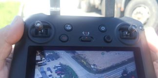 Policjanci z góry obserwowali zachowania kierowców jeżdżących drogami