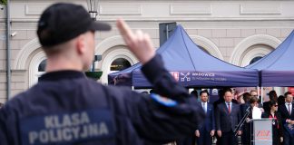 Ślubowanie klas mundurowych z Andrychowa, Kęt, Wadowic i Olkusza