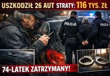 Seria uszkodzeń pojazdów na sądeckim osiedlu. 74-latek usłyszał 31 zarzutów