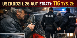 Seria uszkodzeń pojazdów na sądeckim osiedlu. 74-latek usłyszał 31 zarzutów